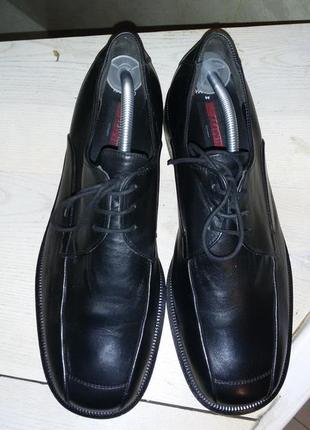 Lloyd halford - кожаные черные туфли 44 размер3 фото