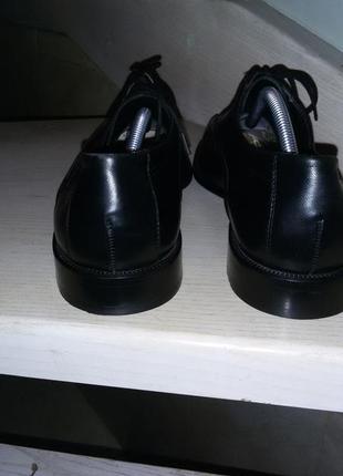 Lloyd halford - кожаные черные туфли 44 размер6 фото