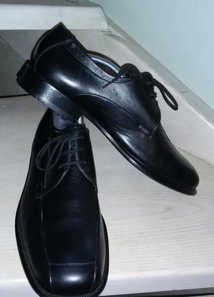 Lloyd halford - кожаные черные туфли 44 размер2 фото