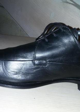 Lloyd halford - кожаные черные туфли 44 размер9 фото