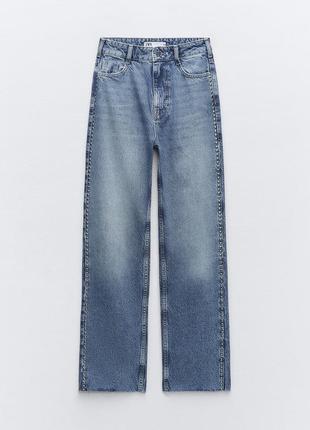 Джинси  zara z1975 straight high waist4 фото