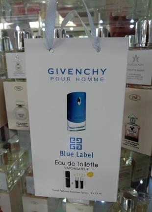 Givenchy pour homme blue label men   45 мл1 фото