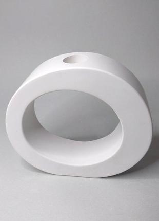 Гипсовая фигурка для раскраски ваза круглая