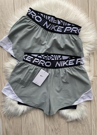 Шорты nike, женские шорты nike, шорты nike pro5 фото