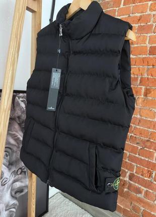 Жилетка stone island с патчем