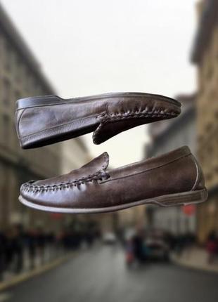 Кожаные туфли marc hand made in italy, новые, материал кожа
