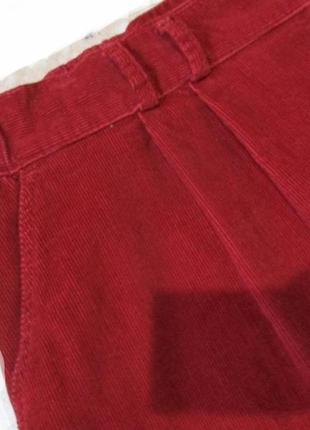 Вельветовая юбка трапеция с карманами2 фото