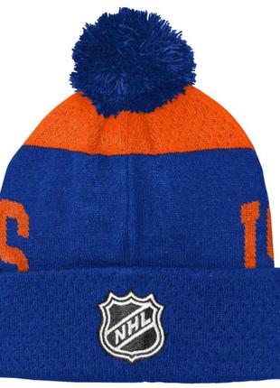 Зимова шапка outerstuff new york islanders stretch ark knit hat youth2 фото