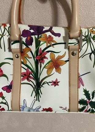 Сумочка  gucci flora handbag2 фото