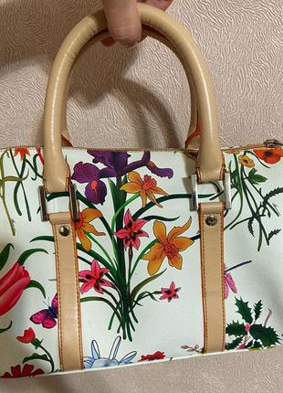 Сумочка  gucci flora handbag1 фото