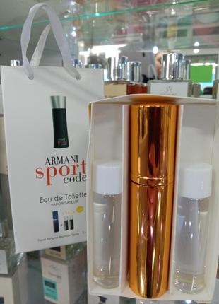 Giorgio armani code sport 45 мл2 фото