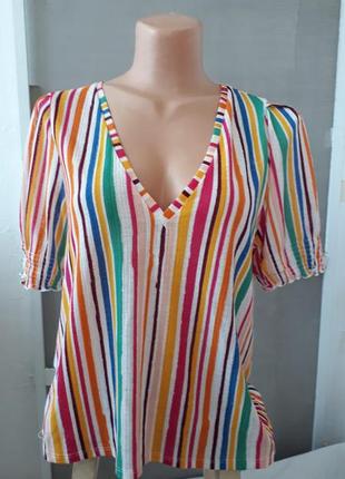 Блуза яркая zara