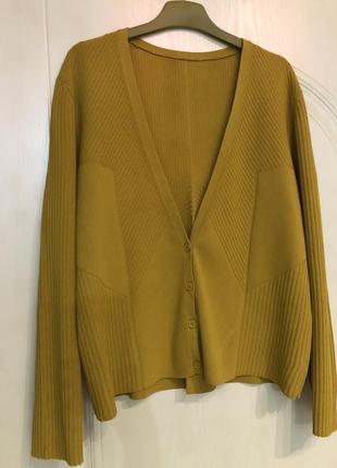 Джемпер гірчичного кольору 2