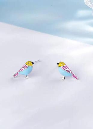 Детские серебряные серьги 925, различные модели