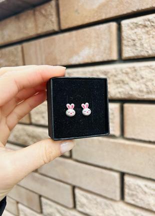 Детские серебряные серьги 925, различные модели