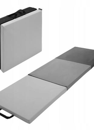 Мат гимнастический складной 4fizjo 180 x 60 x 5 см 4fj0571 black/grey