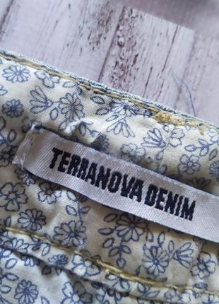 Юбка юбочка короткая мини джинс джинсовая terranova denim красивая милая нарядная брендова брендовая фирменная фірмова блакитна голубая3 фото