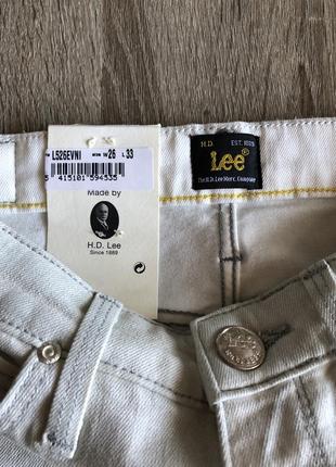 Джинси Lee оригінал scarlett skinny джинси скінні 26/33 скіні w26 l33 вузькі світлі5 фото