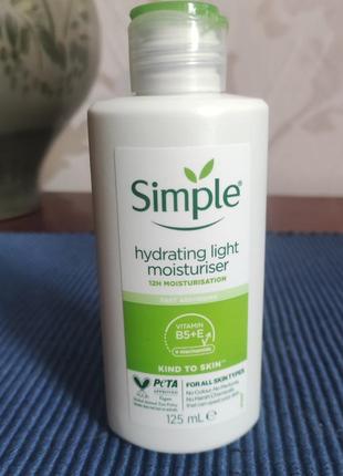 Легкий зволожувальний крем

simple kind to skin hydrating light moisturiser