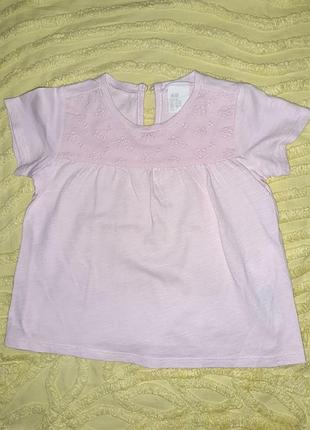 Футболка h&m 80 см для дівчинки