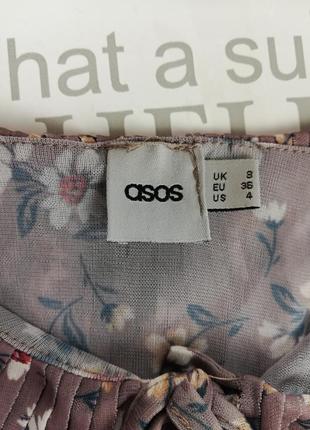 Шикарная фирменная нежная блуза asos с необычным воротником8 фото