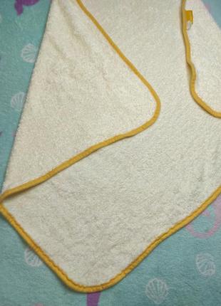 Дитяче полотенце уголок після купання бамбук2 фото