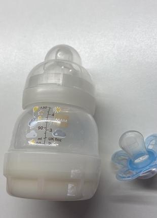 Антиколиковая детская бутылочка mam 130 мл