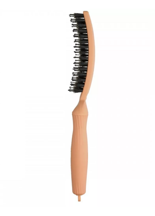 Щітка для волосся комбінована olivia garden finger brush combo medium peach2 фото