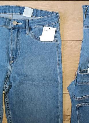 H&amp;m качественные джинсы/скины для девочки р.28 бангладеш 165 рост2 фото