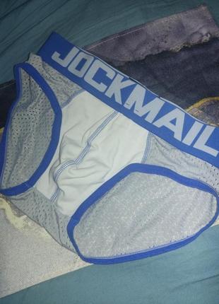 Мужские трусы брифы из сетки jockmail