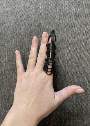Кільце  на весь палець кіготь у готичному стилі, довге кільце,данганропи селестія люденберг аніме, американська історія жахів3 фото