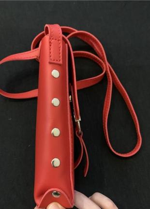 Новая красная сумка от new look2 фото