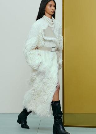 Zara srpls меховое пальто супер лимитированная коллекция2 фото