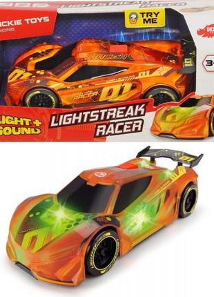 Машинка dickie toys вспышки света рейсер с эффектами 20 см