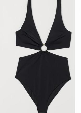 Купальник чорний h&m
