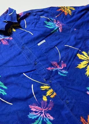 Винтажная гавайская рубашка оверсайз vintage ocean pacific aloha oversized shirt