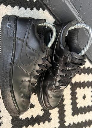 Кросівки nike air force 1 black5 фото