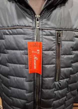 Чоловіча  куртка демісезон супер батальних розмірів 66 68 70 72 74 76 від українського виробника2 фото