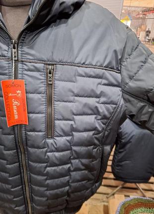 Чоловіча  куртка демісезон супер батальних розмірів 66 68 70 72 74 76 від українського виробника5 фото
