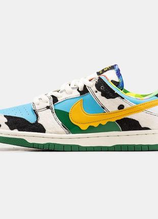 Кроссовки nike sb dunk low x ben &amp; jerry's