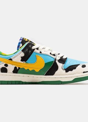 Кроссовки nike sb dunk low x ben &amp; jerry's3 фото