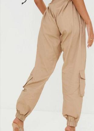 Кружевные широкие брюки карго6 фото