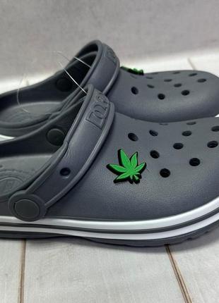 Дитячі крокси сабо crocs dago сірі 33