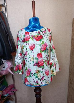 Нова ошатна блуза 48 розмір