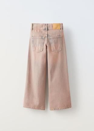 Джинсы палаццо для девочки р.122 zara, 100% оригинал