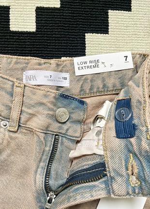 Джинсы палаццо для девочки р.122 zara, 100% оригинал