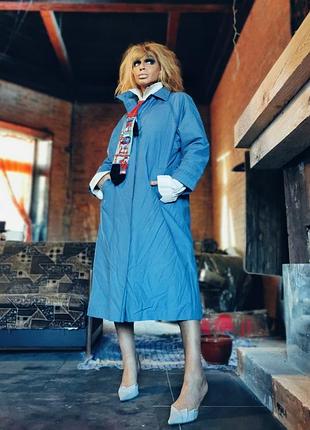 Винтажный плащ dixi coat ретро винтаж на синтепоне демисезонный финляндия
