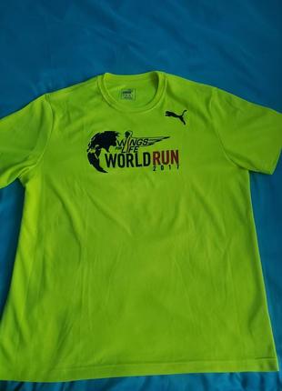 Футболка puma  world run 2017