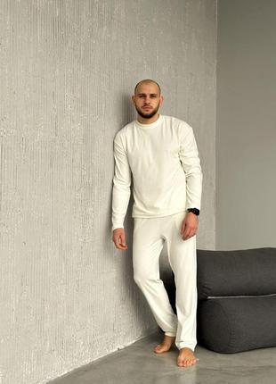 Чоловічий і жіночий (unisex) весняний домашній костюм приємний до тіла розміри 40-62