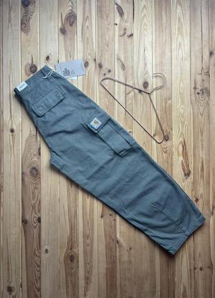 Карго штани - брюки carhartt wip cole cargo pants з останніх колекцій organic cotton